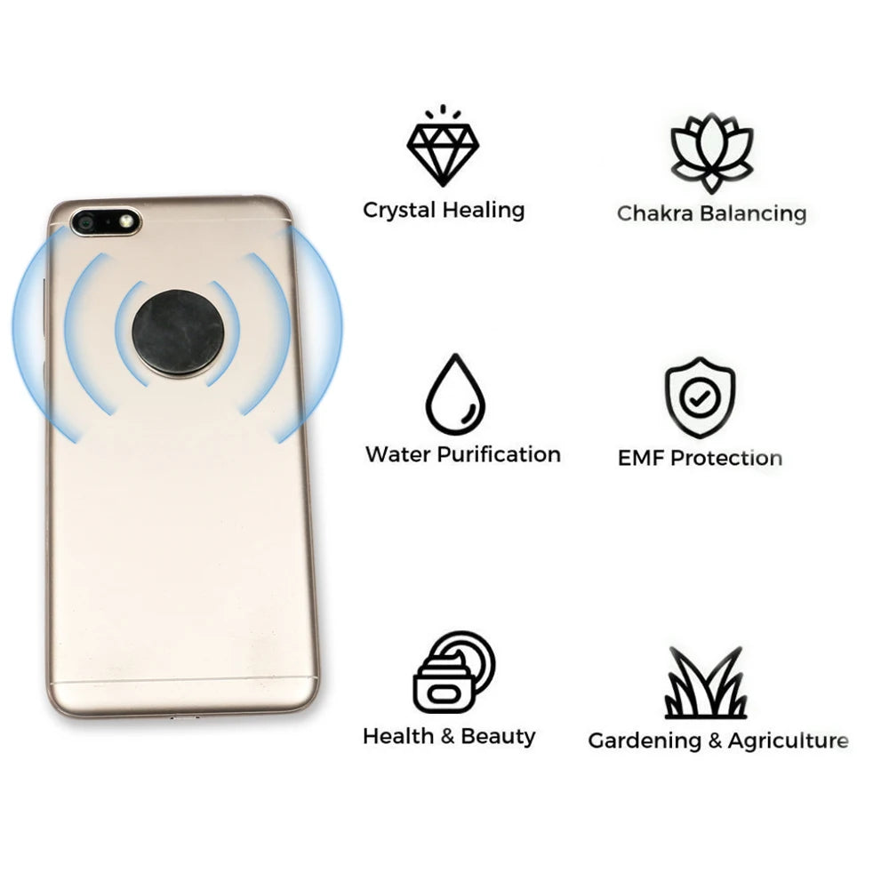 Shungite Phone Stickers EMF Schutz 25mm